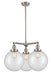 Innovations - 207-SN-G202-10-LED - LED Chandelier - Franklin Restoration - Brushed Satin Nickel
