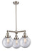 Innovations - 207-SN-G202-8 - Three Light Chandelier - Franklin Restoration - Brushed Satin Nickel