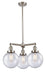 Innovations - 207-SN-G204-8 - Three Light Chandelier - Franklin Restoration - Brushed Satin Nickel