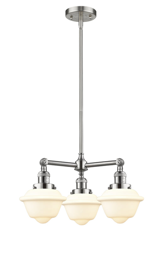 Innovations - 207-SN-G531-LED - LED Chandelier - Franklin Restoration - Brushed Satin Nickel