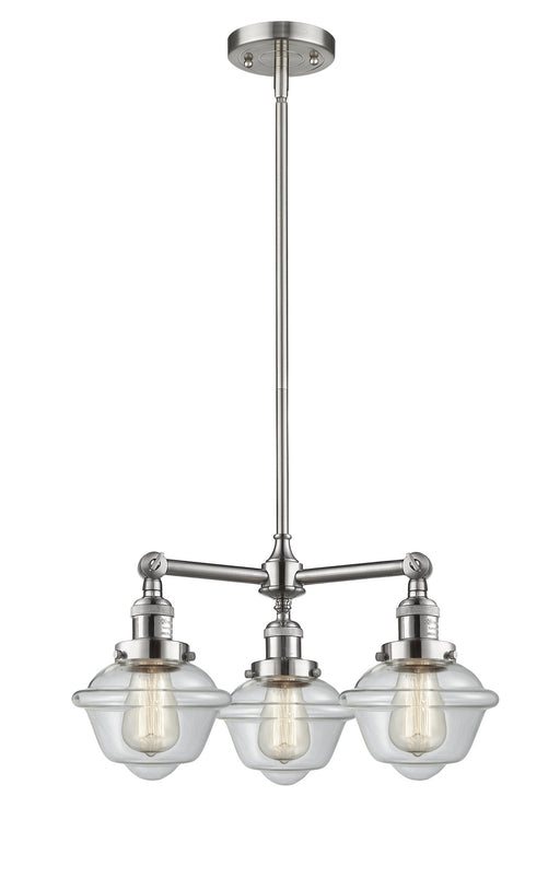 Innovations - 207-SN-G532-LED - LED Chandelier - Franklin Restoration - Brushed Satin Nickel