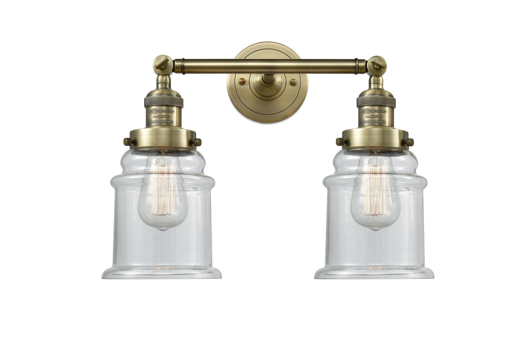 Innovations - 208-AB-G182-LED - LED Bath Vanity - Franklin Restoration - Antique Brass