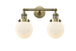 Innovations - 208-AB-G201-6-LED - LED Bath Vanity - Franklin Restoration - Antique Brass