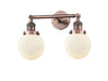 Innovations - 208-AC-G201-6-LED - LED Bath Vanity - Franklin Restoration - Antique Copper