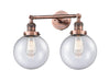 Innovations - 208-AC-G204-8-LED - LED Bath Vanity - Franklin Restoration - Antique Copper