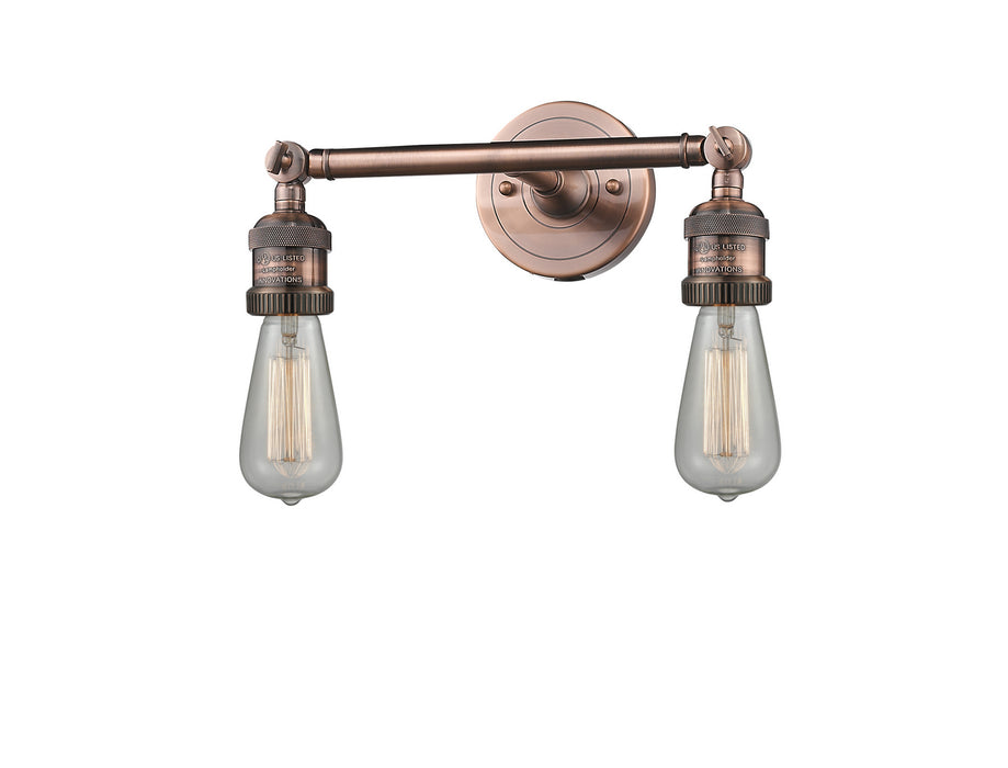 Innovations - 208-AC-LED - LED Bath Vanity - Franklin Restoration - Antique Copper