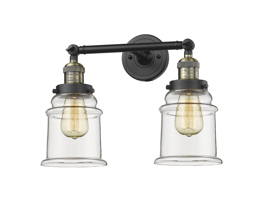 Innovations - 208-BAB-G182 - Two Light Bath Vanity - Franklin Restoration - Black Antique Brass