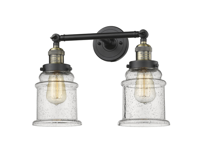 Innovations - 208-BAB-G184 - Two Light Bath Vanity - Franklin Restoration - Black Antique Brass