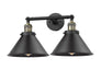 Innovations - 208-BAB-M10-BK - Two Light Bath Vanity - Franklin Restoration - Black Antique Brass