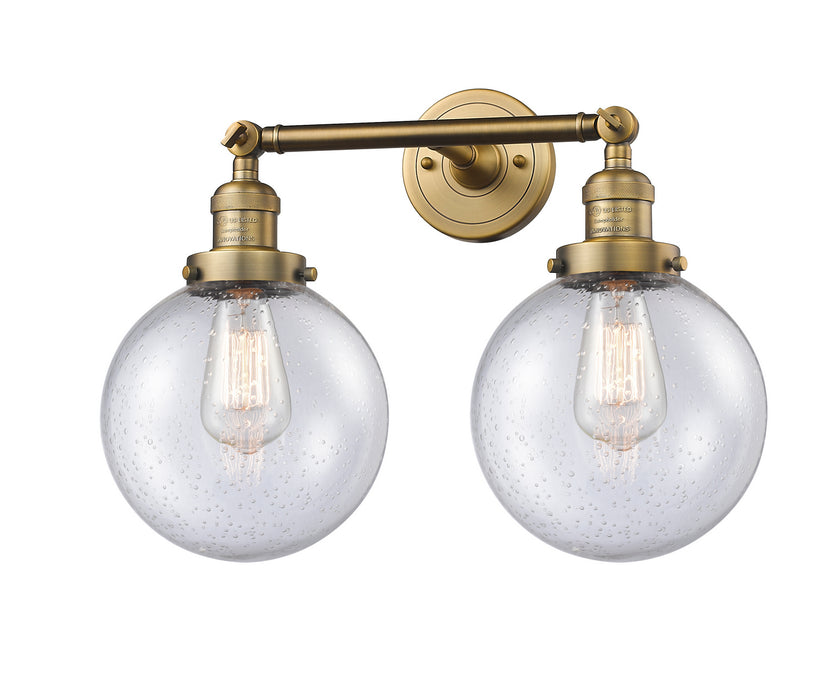 Innovations - 208-BB-G204-8-LED - LED Bath Vanity - Franklin Restoration - Brushed Brass