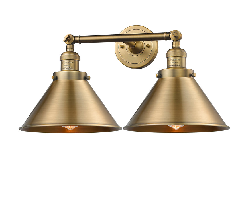 Innovations - 208-BB-M10-BB-LED - LED Bath Vanity - Franklin Restoration - Brushed Brass