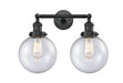 Innovations - 208-BK-G204-8-LED - LED Bath Vanity - Franklin Restoration - Matte Black