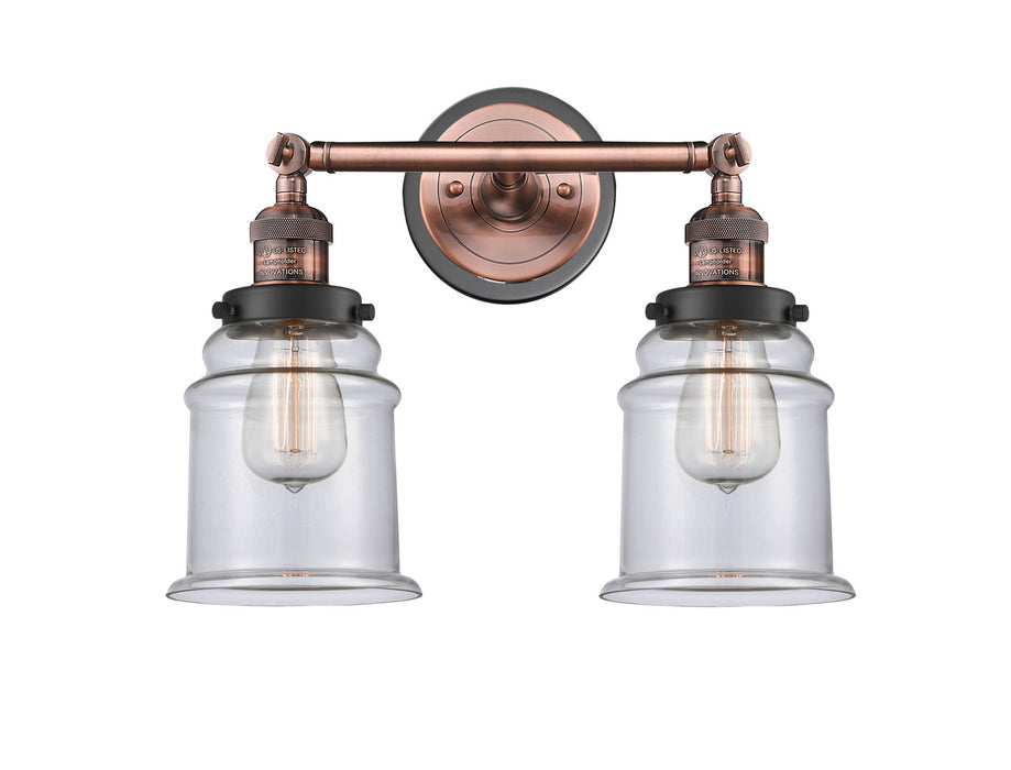 Innovations - 208BP-ACBK-G182 - Two Light Bath Vanity - Franklin Restoration - Antique Copper