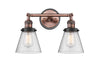 Innovations - 208BP-ACBK-G64 - Two Light Bath Vanity - Franklin Restoration - Antique Copper