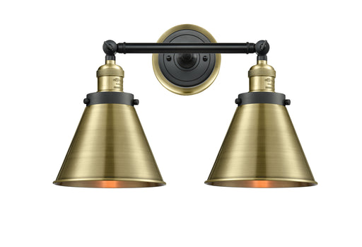 Innovations - 208BP-BABAB-M13-AB - Two Light Bath Vanity - Franklin Restoration - Black Antique Brass