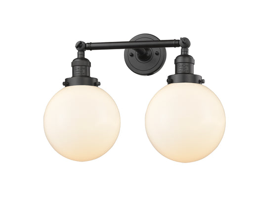 Innovations - 208-OB-G201-8 - Two Light Bath Vanity - Franklin Restoration - Oil Rubbed Bronze