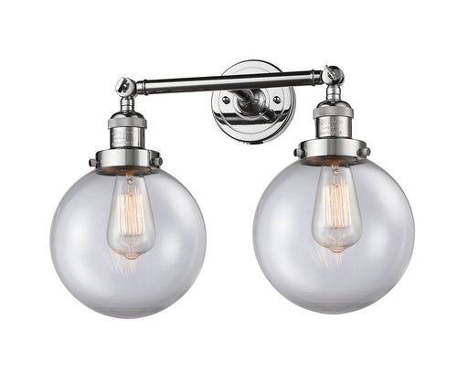 Franklin Restoration Two Light Bath Vanity Polished Chrome