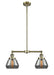 Innovations - 209-AB-G173-LED - LED Island Pendant - Franklin Restoration - Antique Brass