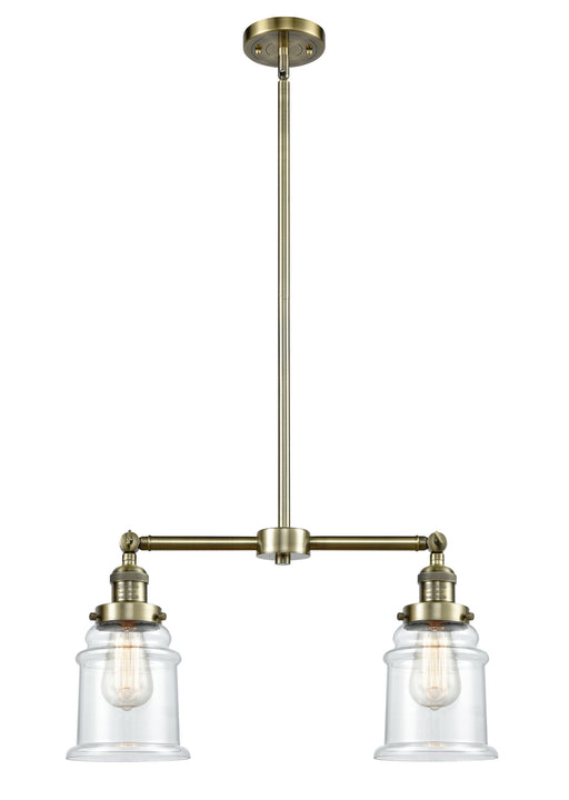 Innovations - 209-AB-G182-LED - LED Island Pendant - Franklin Restoration - Antique Brass