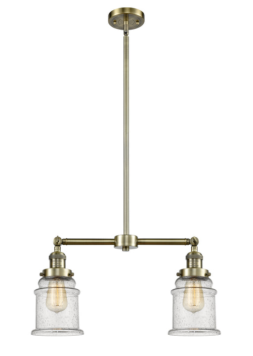 Innovations - 209-AB-G184-LED - LED Island Pendant - Franklin Restoration - Antique Brass