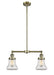Innovations - 209-AB-G192-LED - LED Island Pendant - Franklin Restoration - Antique Brass