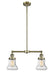 Innovations - 209-AB-G194-LED - LED Island Pendant - Franklin Restoration - Antique Brass