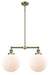 Innovations - 209-AB-G201-10-LED - LED Island Pendant - Franklin Restoration - Antique Brass
