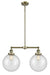 Innovations - 209-AB-G204-10-LED - LED Island Pendant - Franklin Restoration - Antique Brass