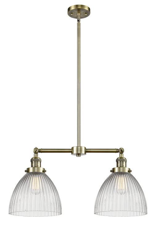 Innovations - 209-AB-G222-LED - LED Island Pendant - Franklin Restoration - Antique Brass