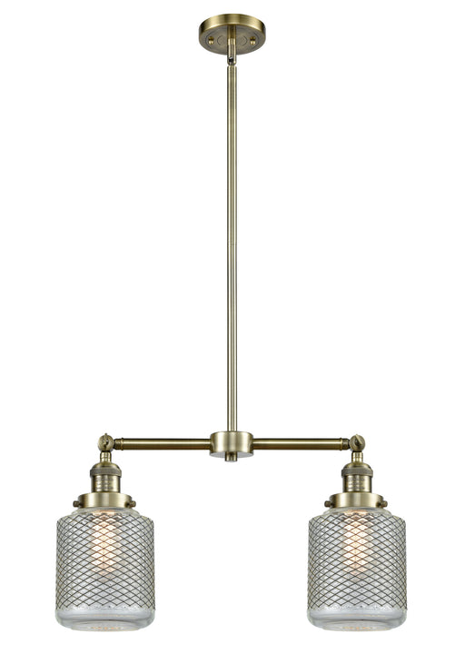 Innovations - 209-AB-G262-LED - LED Island Pendant - Franklin Restoration - Antique Brass