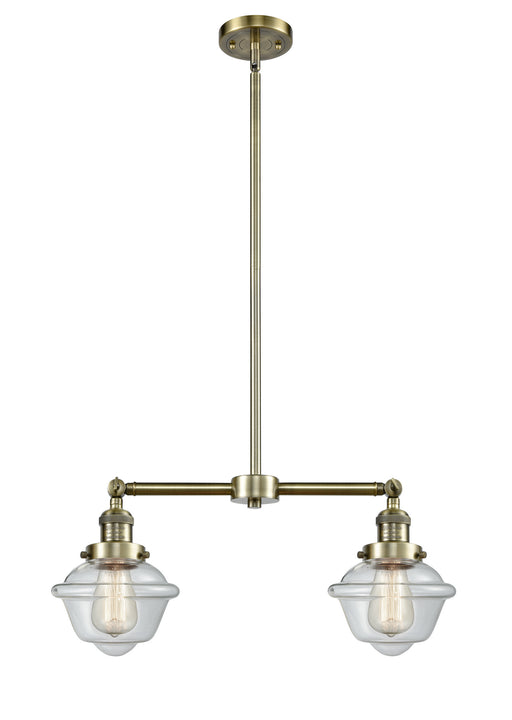 Innovations - 209-AB-G532-LED - LED Island Pendant - Franklin Restoration - Antique Brass
