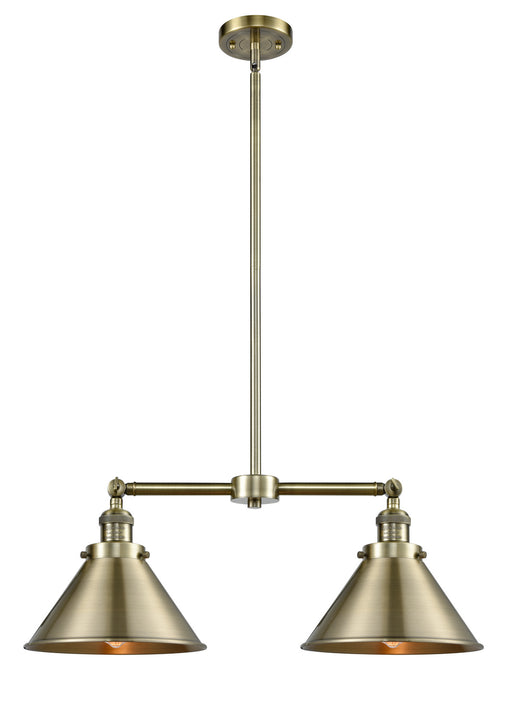 Innovations - 209-AB-M10-AB-LED - LED Island Pendant - Franklin Restoration - Antique Brass
