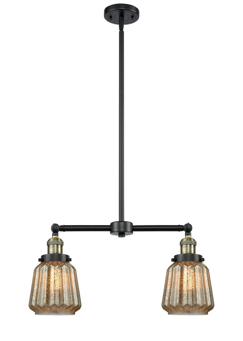 Innovations - 209-BAB-G146-LED - LED Island Pendant - Franklin Restoration - Black Antique Brass