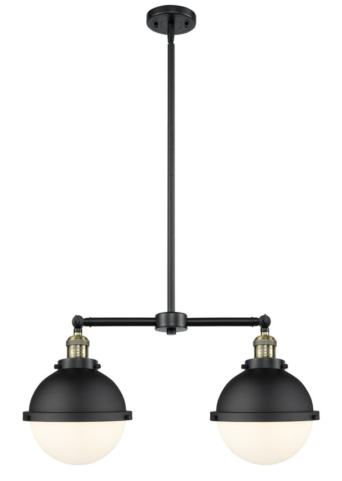 Innovations - 209-BAB-HFS-81-BK-LED - LED Island Pendant - Franklin Restoration - Matte Black