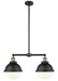 Innovations - 209-BAB-HFS-81-BK-LED - LED Island Pendant - Franklin Restoration - Matte Black