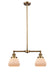 Innovations - 209-BB-G171-LED - LED Island Pendant - Franklin Restoration - Brushed Brass