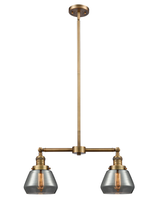 Innovations - 209-BB-G173-LED - LED Island Pendant - Franklin Restoration - Brushed Brass