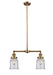 Innovations - 209-BB-G184-LED - LED Island Pendant - Franklin Restoration - Brushed Brass