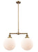 Innovations - 209-BB-G201-12-LED - LED Island Pendant - Franklin Restoration - Brushed Brass