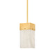 Hudson Valley - 3806-AGB - One Light Pendant - Times Square - Aged Brass