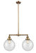 Innovations - 209-BB-G204-10-LED - LED Island Pendant - Franklin Restoration - Brushed Brass