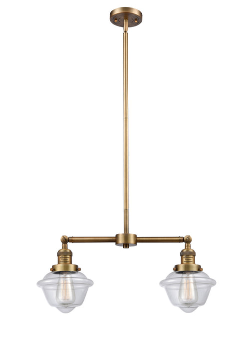 Innovations - 209-BB-G532-LED - LED Island Pendant - Franklin Restoration - Brushed Brass