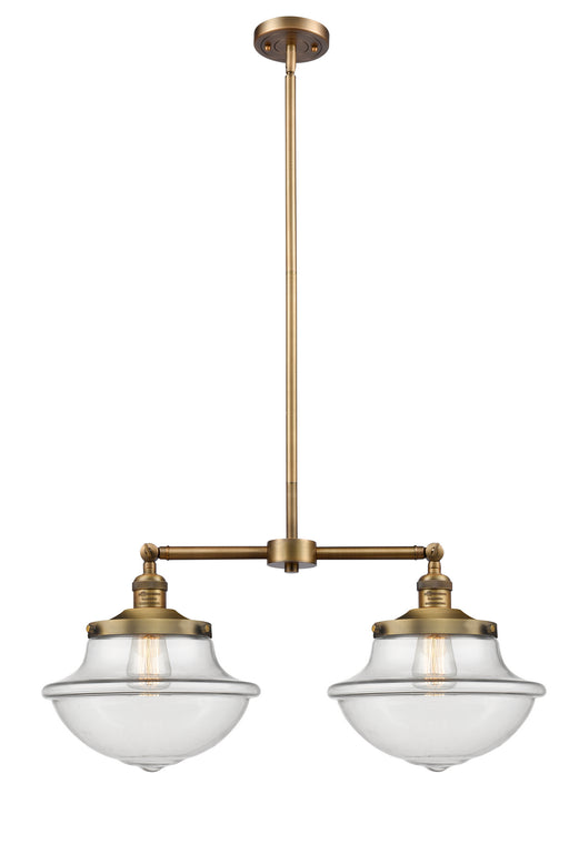 Innovations - 209-BB-G542-LED - LED Island Pendant - Franklin Restoration - Brushed Brass