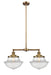 Innovations - 209-BB-G542-LED - LED Island Pendant - Franklin Restoration - Brushed Brass
