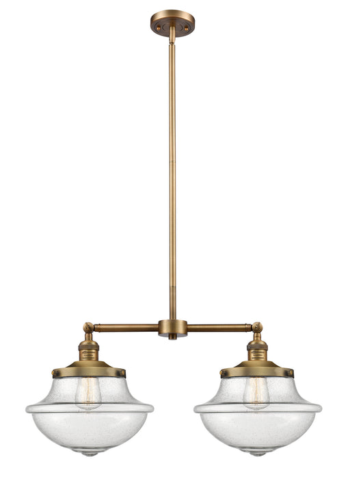 Innovations - 209-BB-G544-LED - LED Island Pendant - Franklin Restoration - Brushed Brass