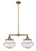 Innovations - 209-BB-G544-LED - LED Island Pendant - Franklin Restoration - Brushed Brass