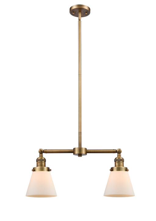 Innovations - 209-BB-G61-LED - LED Island Pendant - Franklin Restoration - Brushed Brass