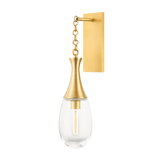 Hudson Valley - 3931-AGB - One Light Wall Sconce - Southold - Aged Brass