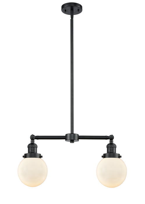 Innovations - 209-OB-G201-6-LED - LED Island Pendant - Franklin Restoration - Oil Rubbed Bronze