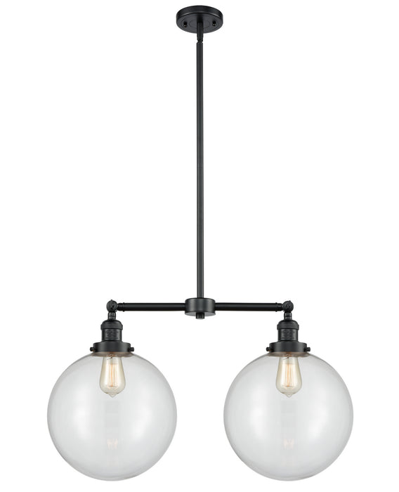 Innovations - 209-OB-G202-12-LED - LED Island Pendant - Franklin Restoration - Oil Rubbed Bronze